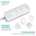 Baby Proofing Outlet Covers (40 Pack) | Child Proof Electric Shock Hazard Protector with Hidden Pull Handle | Secure Outlet Plug Cap for Safety | 32 Count Outlet Caps Included - Buy Online on GoSupps.com