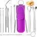 Tonsil Stone Assisted Removal Kit - 11 Premium Stainless Steel Oral Care Tools for Assisted Stone Removal and Temporary Relief. Easier Removal with Tools.