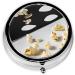 Cinema Clapboard & Popcorn Mini Round Pill Box - 3 Compartment Travel Organizer for Medicine & Vitamins | Portable Pill Case for Home & Office Use - Buy Online on GoSupps.com