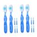 Healvian 12 pieces of prison toothbrush portable toothbrush household toothbrush toothbrush mini toothbrush toothbrush mini toothbrush travel daily dental brush clean tools