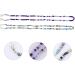Collbath 2 PC Glasses Mask Chain & Earrings Holder - Multifunctional Glasses Rope & Face Mask Holder | 50 x 0.3cm - Buy Online on GoSupps.com