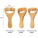 3-Part Wooden Roller Massager | Muscle Relaxation Device for Adults | Leg Massage Tool - Buy Online on GoSupps.com