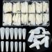 Long Coffin Board Fake Nails-Ballerina Full Cover Artificial Fake Nails Natural Color Acrylic Nails 504 Pieces Ballet Square Artificial Nails Full Cover Fake Nails DIY Ladies Nail Salon (10 sizes)