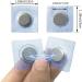 Invisible Magnetic Snap for Thin Fabrics - Silver PVC Square - Sew-in Magnets - Buy Online on GoSupps.com