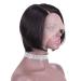 HHSHOW Short Bob Lace Frontal Human Hair Wig 100% Brazilian Straight Pixie Cut Natural Black | Pre Plucked 130% Density | HH9028-1B - Buy Online on GoSupps.com