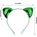 Bezavea 10 Pieces Cat Ear Hair Hoops Hair Hoop Shiny Reversible Sequin Cat Ears Headbands Glitter Cat Ears Headband Cat Ears Headbands Sequins for Women Girls Daily Life and Party Supplies - Buy Online on GoSupps.com