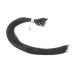 SWACC 12 Pcs Straight Colored Hair Extensions - Clip-On Party Highlights (Black-1B) - Buy Online on GoSupps.com
