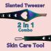 2 in 1 Rainbow Double Ended Tweezers Sharp Slant Precision Tweezer for Eyebrows & Ingrown Hair Removal Skin Care Tool Blackhead Pimple Comedone Remover (2pc) - Buy Online on GoSupps.com
