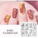 Alexnailart Nail Art Stamping Plate Flowers Geometric Template Image Plate Nail Art Tools (FL020) - Buy Online on GoSupps.com