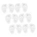 6 Pairs Palm Rest High Heel Inserts Heel Grips for Womens Shoes Soft Inserts Metatarsal Pads Shoe Pads Moses Sandals for Women Front Palms Pads Gel Miss Pattern Filler1605