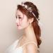 Elegant Wedding Hair Band Set - 3 Crystal Flower Hairpieces & 50 Hairpins for Brides - Buy Online on GoSupps.com