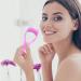 Mascara Guard For Eyelashes Eyelash Guard Reusable Mascara Guard Tool Eyelash Comb Handheld Mascara Guard Eyelashes Tool for Beginners Upper And Lower Eyelashes Hot Pink - Buy Online on GoSupps.com