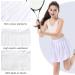 Bezive Girl Tennis Skirt with Pockets - Wrinkle-Free Golf Skorts for Kids - Pleated Mini School Uniform 4-5 Years - White - Buy Online on GoSupps.com