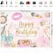 5ft Makeup Spa Glamour Cosmetics Theme Birthday Party Banner - Pink Beauty Make Up Women Girls Photography Background - Buy Online on GoSupps.com