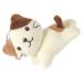 Cuddly toy key pendant mini-plush key trailer |Soft plush cartoon cuddling doll-figure toys mini cat plush cartoon-anime-plush cat decorative key ring camel+white