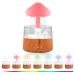 Cloud Rain Humidifier Colorful Light Raindrop Aroma Diffuser Humidifiers with 7 Color Changing Lights Multifunctional Aroma Diffuser Humidifier for Home Desk Bedside(grain)
