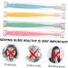 Minkissy 8 STK Wangan Hair Toothbrush Set - Soft Travel Toothbrushes for Kids | Deep Cleaning Oral Care & Gum Health (2 Colors) - Buy Online on GoSupps.com