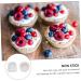 Milisten 4 Pcs Cake Mold Ice Cream Biscuit Silicone Soap Making Molds Molde De para Resina Chocolate Molds Cookie Cake Creative Baking Molds Aroma Silica Gel Cake Pie Muffin White Whitex2pcs 9X8X2.6CMx2pcs - Buy Online on GoSupps.com