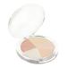 minkissy Pressed Highlight Powder Foundation For Women Shimmer Makeup For Face Professional Safety Elegant Makeup For Weddings Parties Compact Lightweight 7X7X1CM as shown h3