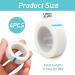 4 Micropore Surgical Tapes 1.25cm x 9.14m - Flexible Skin Tape for Wound Dressings, Eyelash Extensions, and Injuries - Breathable Adhesive Medical Tape (White) - Buy Online on GoSupps.com