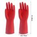 Wllhyf Reusable Rubber Cleaning Gloves - 2 Pairs Waterproof Kitchen & Household Gloves | Flexible & Durable for Dishes & Cleaning - Buy Online on GoSupps.com