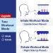Home Use Lung Exerciser Device - Adjustable Breathing Exercise Machine for Enhanced Lung Capacity | Inhalation & Exhalation Modes - Buy Online on GoSupps.com