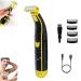 Stellaya Shaver Stellaya Dull Body Washed and Dry Shaver Full Body Washed Wet and Dry Shaver 2 Pcs Stellaya Mens Shaver Waterproof Rechargeable with 4 Types of Limited-Length Combs (1)