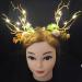 Prosy LED Flower Light up Antlers Headbands Glowing Butterfly Headband Christmas Hair Bands Party Decorative for Women and Girls Multicolor 7 - Buy Online on GoSupps.com