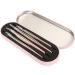 Premium Pink Eyelash Tweezers Set - 4 Stainless Steel Applicators for False Lash Extensions & Home Salon with Storage Box - Buy Online on GoSupps.com