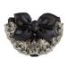 Bowknot Snood Net Net Hair Clip Net Hair Clip Barrette Hairnet Womens Bow Barrette Girls Hairdressing Snood Net Hairnet Hair Clip Bun Cover E12