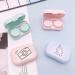 FCSHFC Mini Cartoon Contact Lens Case - Cute Double Lens Box for Travel | Perfect Gift (Color: A) - Buy Online on GoSupps.com