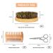Premium 3PC Beard Comb & Brush Set with Wild Boar Bristles | Beard Shears & Wooden Comb - Perfect Beard Grooming Kit for Men - Buy Online on GoSupps.com