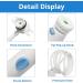 Waterpik Replacement Hose and Handle - White | Compatible with WP-100, WP-300, WP-660, WP-900 Series - Buy Online on GoSupps.com