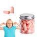 Soft Ear Plugs - Ear Plugs for Sleeping Noise Cancelling - Noise Blocker Slow Rebound Microbubble Pore for Concert Sleeping Tosier Cherry Blossom Powder 24 Pieces