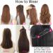 One Piece Half Head Synthetic Clip in Hair Extensions Ombre 5 Clips Long Straight Two Tone 30 Inch Natural Black - Buy Online on GoSupps.com