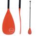 BORUIMA SUP Paddle - Adjustable 3 Pieces Floating Alloy Shaft and Nylon Blade, Lightweight Stand-up Paddle Board Paddle for Paddleboard, Floating Paddle Board Oar, 65.7-85.4inchs red
