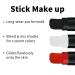 Black White Red Face Body Paint Stick - Halloween Clown Makeup Kit for Adults & Kids | Cosplay Zombie Vampire Effects & Special SFX Costumes - Buy Online on GoSupps.com