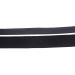 2.5 Yards Three Row Hook and Eye Tape Trim for Sewing, Quilting, Corset, Bra - Black Three Row - Buy Online on GoSupps.com