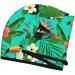 Tropical Birds Coral Velvet Quick-Dry Hair Cap | Travel & Home Hair Towel for Men & Women - Shop Now - Buy Online on GoSupps.com