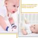 NOCHME Baby Anti Scratch Mittens 3 Pairs - Adjustable, Super Soft Cotton Gloves for Newborn Boys Girls 0-10 Months - White - Buy Online on GoSupps.com