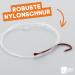 Zite Fishing Aal Hook - 10 Pieces Monofilament Leader Line & Size 1-2 Fishing Hooks | Premium Red Fishing Gear - Buy Online on GoSupps.com