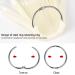 100 Pieces Nail Display Ring with Number Stickers | Nail Sample Tips & Swatch Art for Color Display - Buy Online on GoSupps.com
