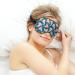 Cute Axolotl Kawaii Pattern Sleep Mask | Soft & Comfortable Eye Mask with Adjustable Head Strap - Buy Online on GoSupps.com