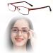 Zjdydy blue light-blocking reading glasses for women light women's readers glare-free UV eye load computer glasses (color: red size: +2.5) red 2.5