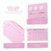 Hemoton Magnetic Eyelash Board - Durable Lash Extension Tray & Glue Gasket Pink Acrylic Pallet for Easy Application 14.3x9.4cm International Shipping Available - Buy Online on GoSupps.com