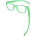 BUNNY EYEZ Ruthie Reading Glasses - Stylish Aqua Green Crystal 1.5x with Tiltable & Flippable Frame for Comfortable Reading - Buy Online on GoSupps.com