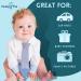 Tasty Tie Teething Tie: 3-in-1 Clip-on Baby Tie - Crinkle Toy & Silicone Teether | Gator Style | Unique Baby Boy Gift - Buy Online on GoSupps.com
