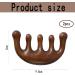 2-Piece Gua Sha Comb Set - Wooden Ridge Hair & Scalp Massager for Fatigue Relief | Head Care & Relaxation for Men & Women - Buy Online on GoSupps.com