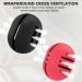 Fauxomor 3-Pack Makeup Sponge Holder | Breathable Silicone Travel Bag for All Sizes | Frost-Safe Portable Beauty Blender Tool Black Red Rose Red - Buy Online on GoSupps.com