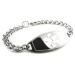 Pre-Engraved & Customized DNR Alert Medical Bracelet White